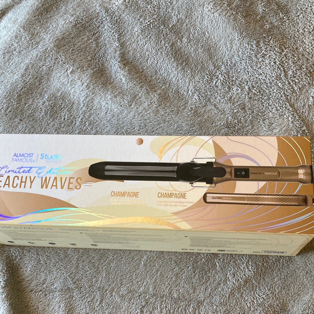 Curling iron limited edition with straightener